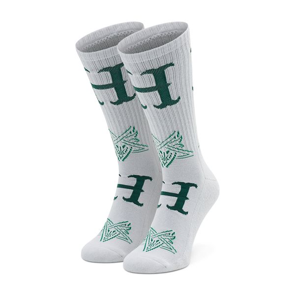 HUF Visoke nogavice Unisex HUF Duality Sock SK00723 Bela