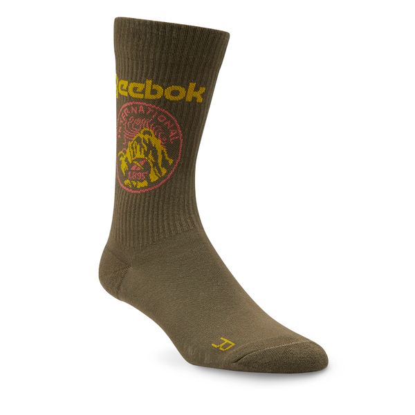 Reebok Visoke nogavice Unisex Reebok Classics Camping Socks HD9946 Zelena