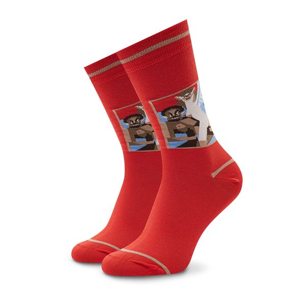 Stereo Socks Visoke nogavice Unisex Stereo Socks Wet Nightmare Rdeča