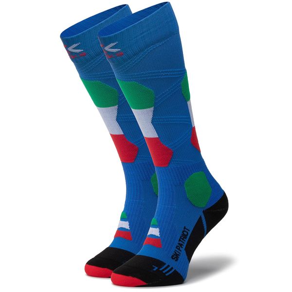 X-Socks Visoke nogavice Unisex X-Socks Ski Patriot Italy 4.0 XSSS45W19U Modra