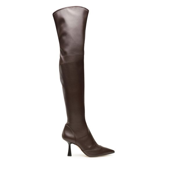 MICHAEL Michael Kors Visoki Škornji MICHAEL Michael Kors Clara Boot 40F3CLMB5L Chocolate