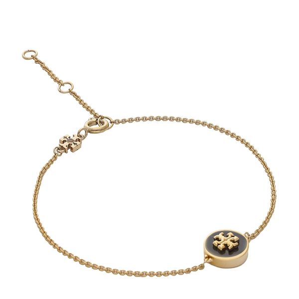 Tory Burch Zapestnica Tory Burch Kira Enamel Chain Bracelet 90284 Zlata