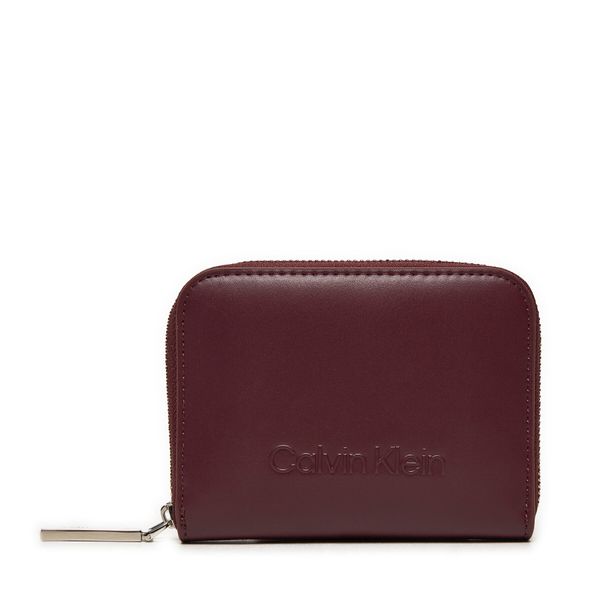 Calvin Klein Ženska denarnica Calvin Klein Embossed Logo K60K612437 Vijolična