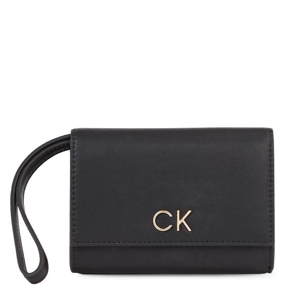 Calvin Klein Ženska denarnica Calvin Klein Re-Lock Bifold & Cardholder Sm K60K611092 Ck Black BAX