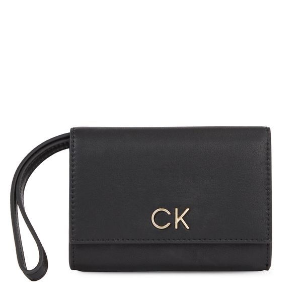 Calvin Klein Ženska denarnica Calvin Klein Re-Lock Bifold & Cardholder Sm K60K611092 Črna