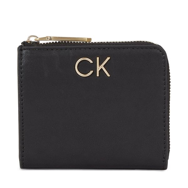 Calvin Klein Ženska denarnica Calvin Klein Re-Lock Za Wallet Sm K60K611097 Črna