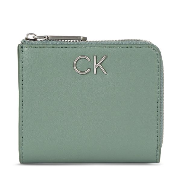 Calvin Klein Ženska denarnica Calvin Klein Re-Lock Za Wallet Sm K60K611097 Zelena