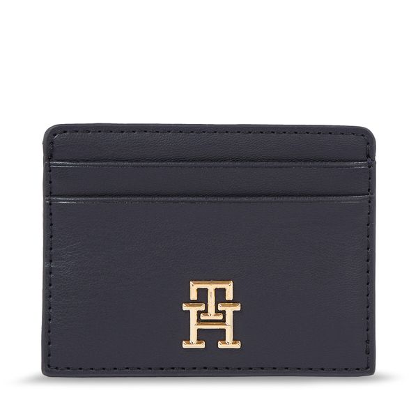 Tommy Hilfiger Ženska denarnica Tommy Hilfiger Iconic Tommy Cc Holder AW0AW15897 Mornarsko modra