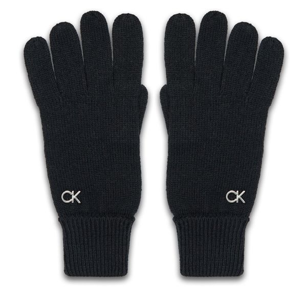 Calvin Klein Ženske rokavice Calvin Klein Chunky K60K612618 Črna