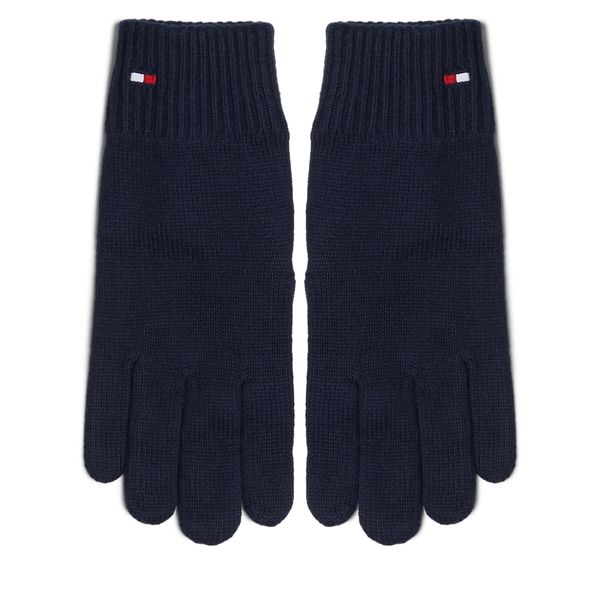 Tommy Hilfiger Ženske rokavice Tommy Hilfiger Essential AW0AW16435 Mornarsko modra