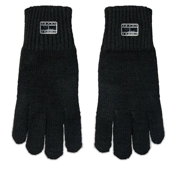 Tommy Jeans Ženske rokavice Tommy Jeans Tjw Cosy Knit Gloves AW0AW15481 Black BDS