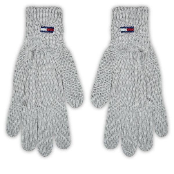 Tommy Jeans Ženske rokavice Tommy Jeans Tjw Flag Gloves AW0AW15480 Siva