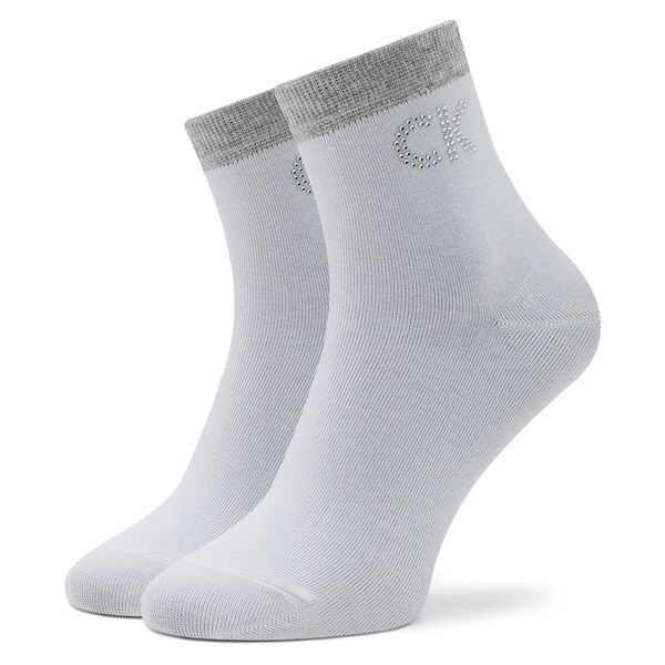 Calvin Klein Ženske visoke nogavice Calvin Klein 701218782 Bela