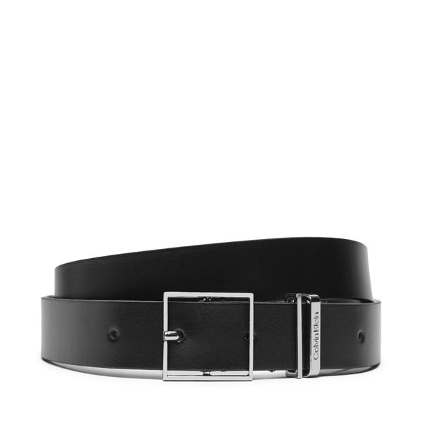 Calvin Klein Ženski pas Calvin Klein Branded Loop Square Belt 2.5 K60K612866 Črna