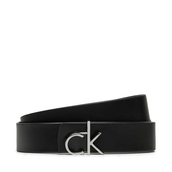 Calvin Klein Ženski pas Calvin Klein Ck Logo Reversible Belt 3.0 K60K613074 Črna