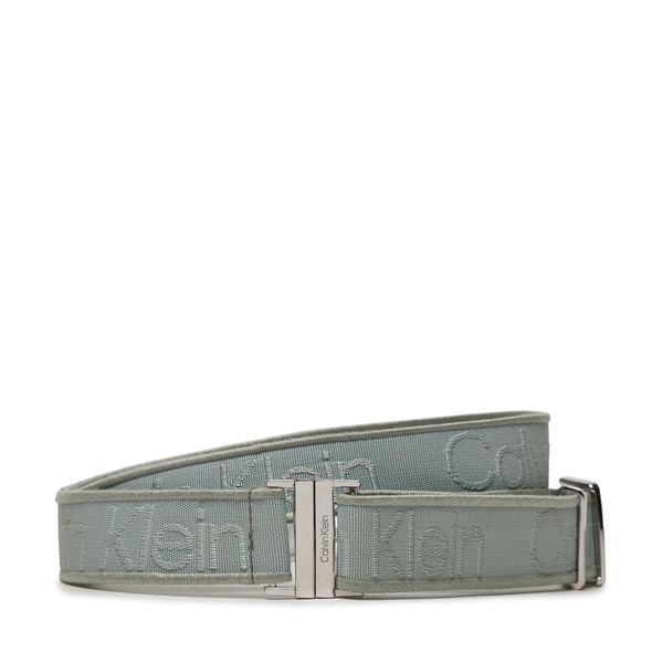 Calvin Klein Ženski pas Calvin Klein Gracie Logo Jacquard Belt 3.0 K60K611922 Siva