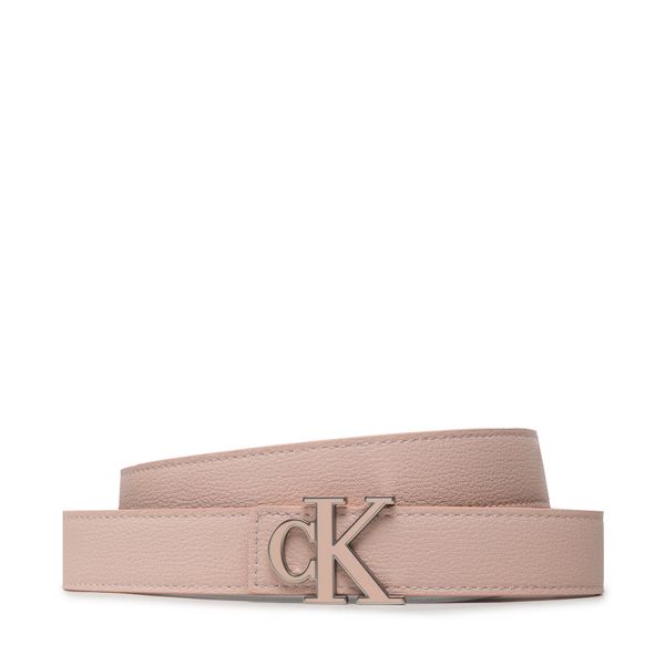 Calvin Klein Jeans Ženski pas Calvin Klein Jeans Mono Hardware Outline Belt 30mm K60K609318 Roza