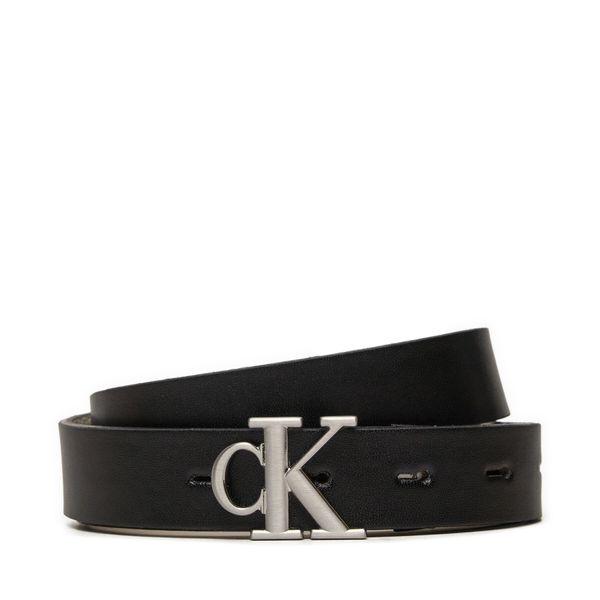 Calvin Klein Jeans Ženski pas Calvin Klein Jeans Mono Pl Rev Lthr Belt K60K612290 Črna