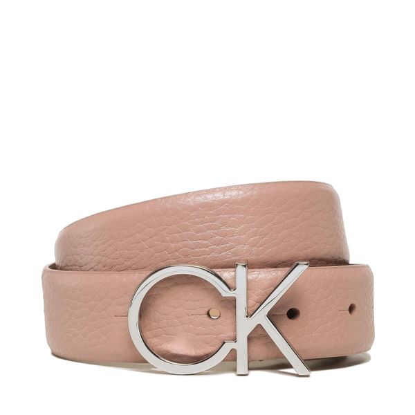 Calvin Klein Ženski pas Calvin Klein Re-Lock Ck Logo Belt 30mm Pbl K60K610413 GBI
