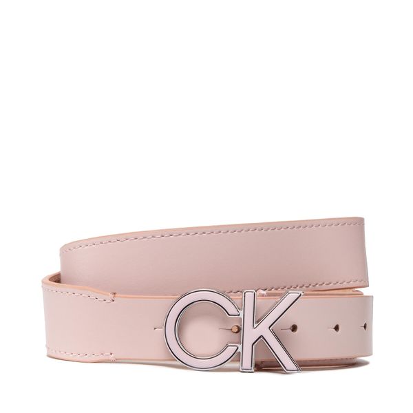 Calvin Klein Ženski pas Calvin Klein Re-Lock Inlay Logo Belt 30Mm K60K609607 Roza