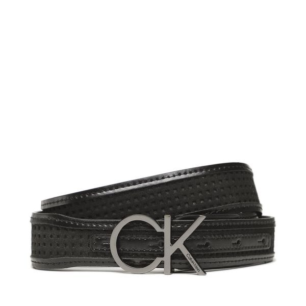 Calvin Klein Ženski pas Calvin Klein Re-Lock Insert 3 Cm Perf Belt K60K610497 BAX