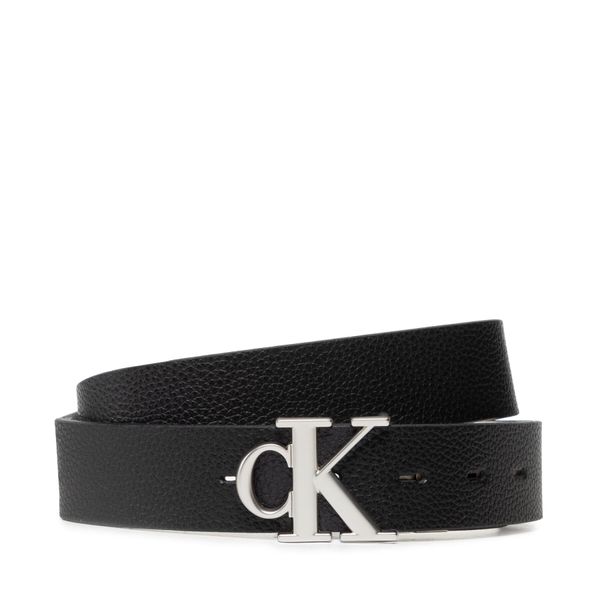 Calvin Klein Ženski pas Calvin Klein Round Mono PlaqueRey Belt 30Mm K60K609835 Bela