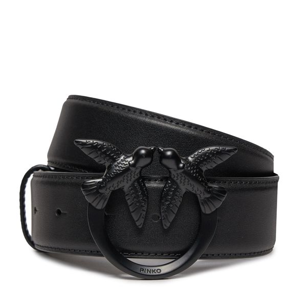 PINKO Ženski pas Pinko Love Berry H4 Belt. PE 24 PLT01 100120 A1K2 Črna