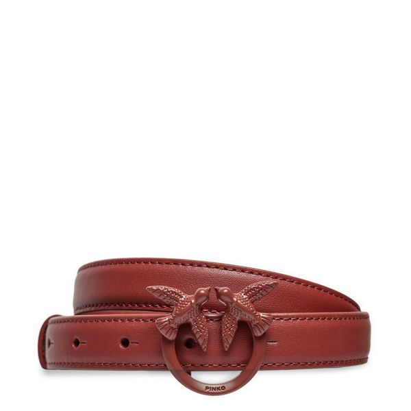 PINKO Ženski pas Pinko Lover Berry H2 Belt AI 24-25 PLT01 100143 A1K2 Bordo rdeča