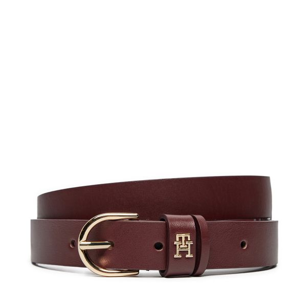 Tommy Hilfiger Ženski pas Tommy Hilfiger Essential AW0AW16836 Bordo rdeča