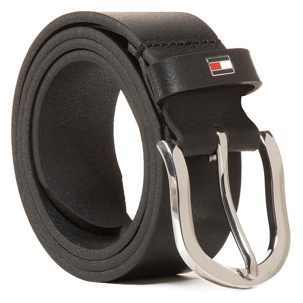 Tommy Hilfiger Ženski pas Tommy Hilfiger New Danny Belt WW0WW11590 Črna