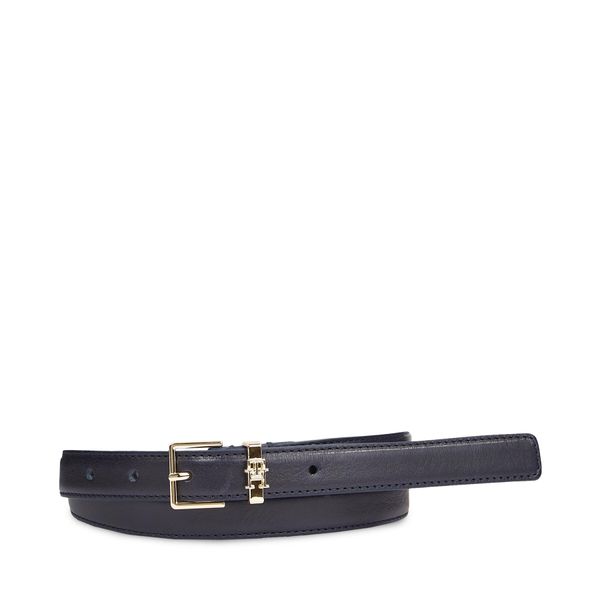 Tommy Hilfiger Ženski pas Tommy Hilfiger Th Square High Waist 2.0 AW0AW16024 Mornarsko modra