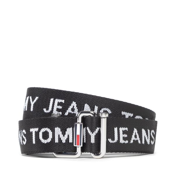 Tommy Jeans Ženski pas Tommy Jeans Tjw Essential Webbing Belt AW0AW11650 Črna