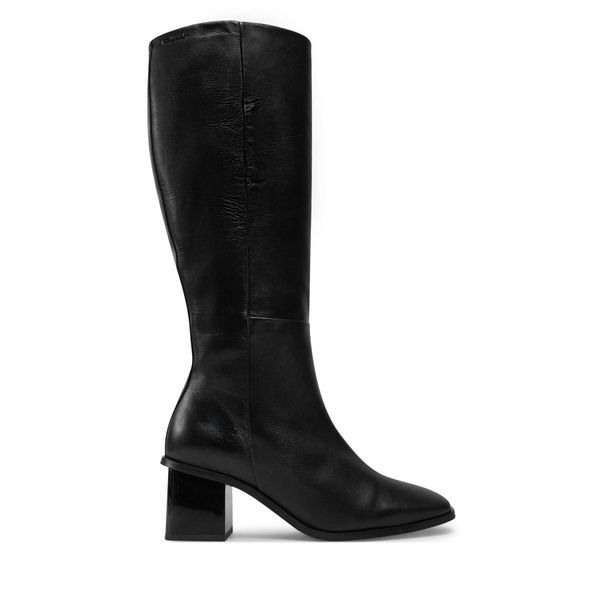 Calvin Klein Zimski škornji Calvin Klein Heel Knee Boot 50 W/Ml Lth HW0HW02321 Črna