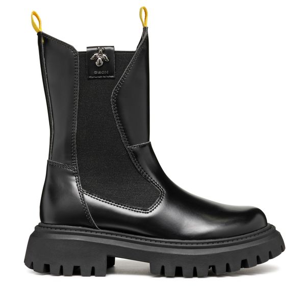 Geox Zimski škornji Geox J Maquinnens Girl J46M6A 0CNNH C9999 S Črna