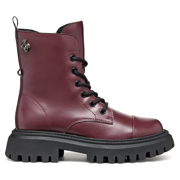 Geox Zimski škornji Geox J Maquinnens Girl J46M6B 000CN C7357 S Bordo rdeča