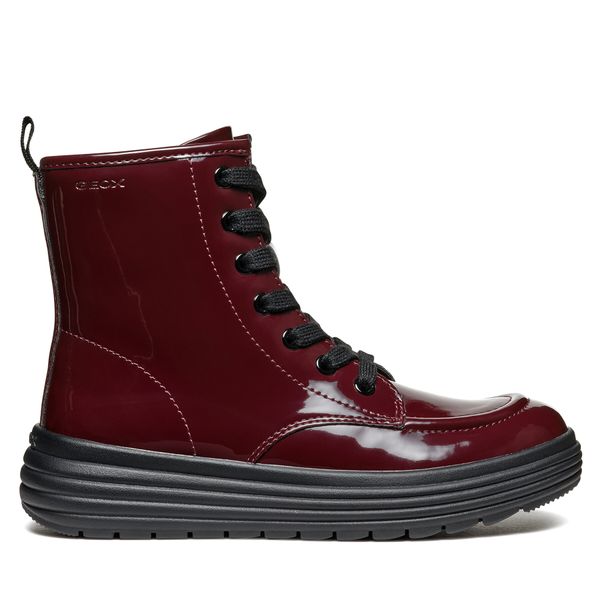 Geox Zimski škornji Geox J Phaolae Girl J46ETA 000HH C7357 M Bordo rdeča