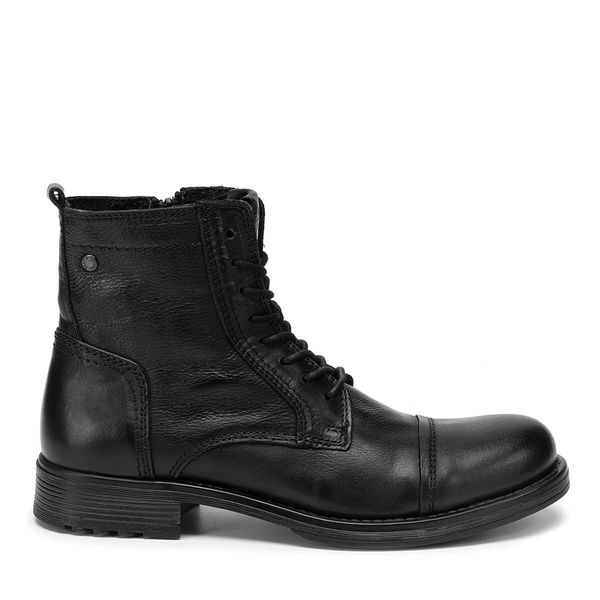 Jack&Jones Zimski škornji Jack&Jones Russel Leather 12155999 Anthracite