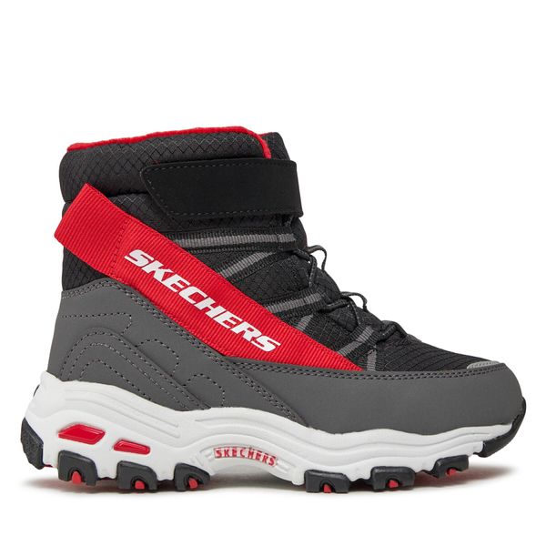 Skechers Zimski škornji Skechers D'Lites 660092L/BKRD Črna