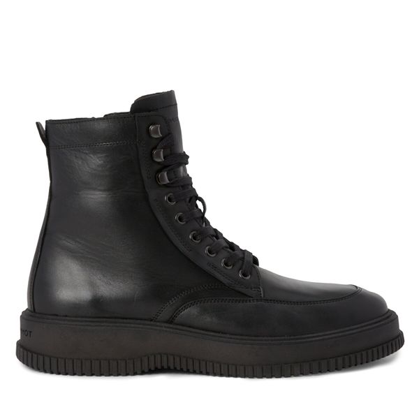 Tommy Hilfiger Zimski škornji Tommy Hilfiger Th Everyday Class Termo Lth Boot FM0FM04658 Črna