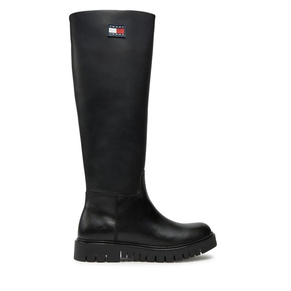 Tommy Jeans Zimski škornji Tommy Jeans Tjw Long Shaft Boot EN0EN02627 Črna