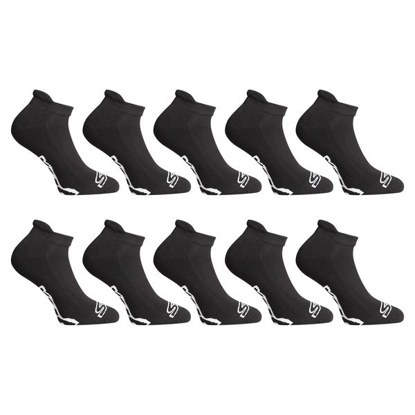 STYX 10PACK Styx low black socks