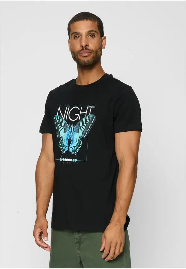 Mister Tee 3 Butterflies Tee Black