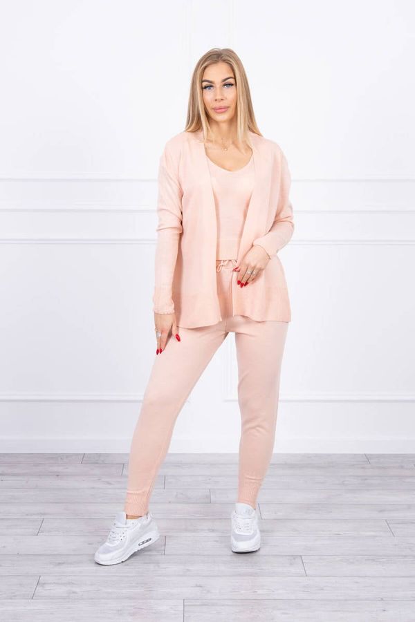 Kesi 3-piece set of sweaters powder pink