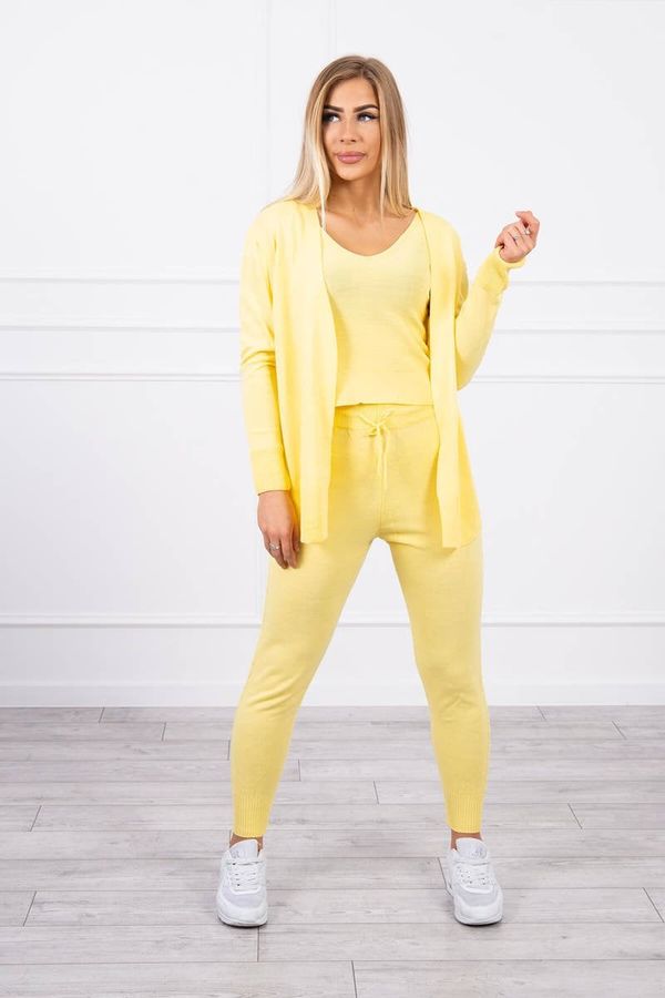 Kesi 3-piece sweater set yellow