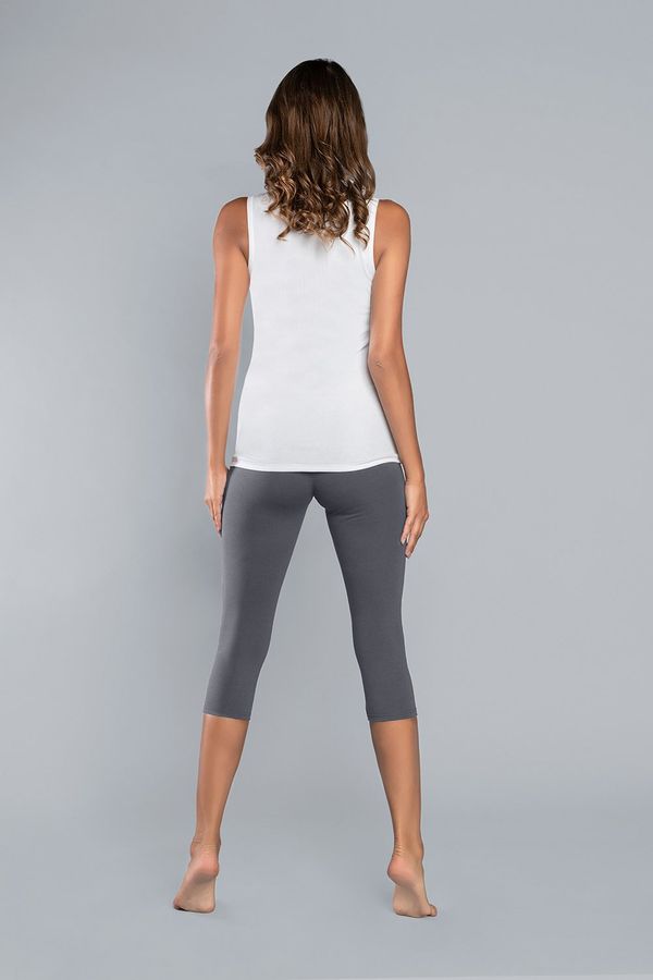 Italian Fashion 3/4 Leggings - Graphite