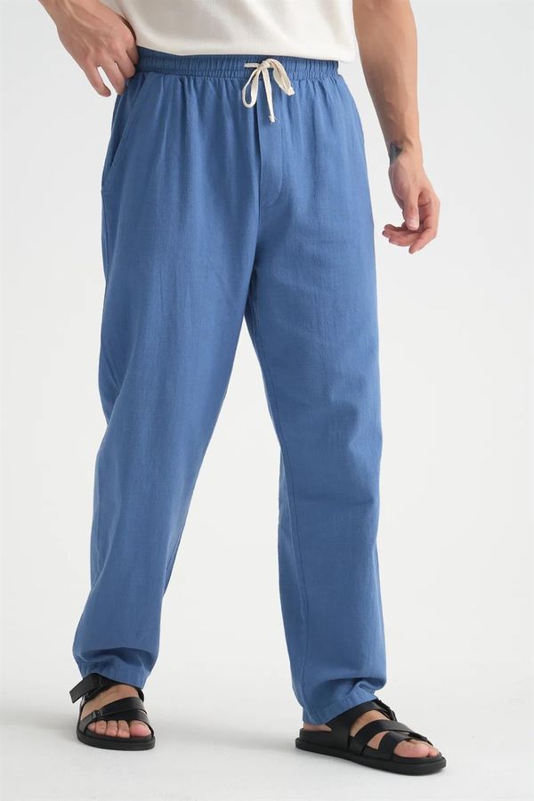 dewberry 38304 Dewberry Baggy Mens Pants-INDIGO