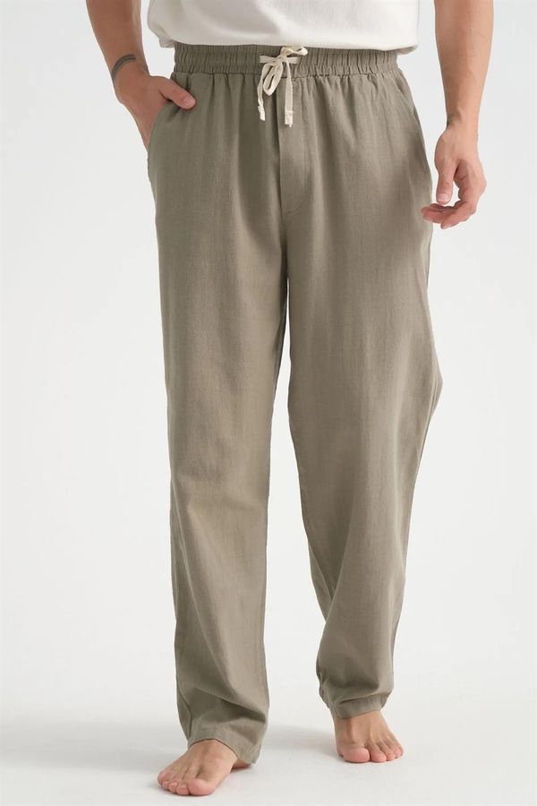 dewberry 38304 Dewberry Baggy Mens Pants-Khaki