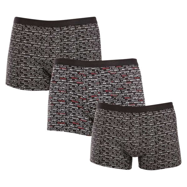 Andrie 3PACK men's boxers Andrie multicolored