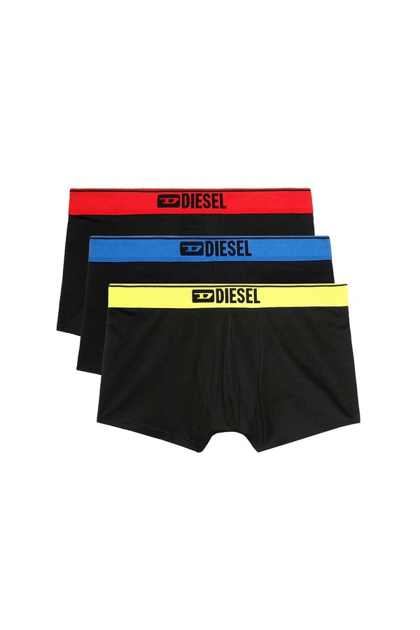 Diesel 3PACK Mens Boxers Diesel Black