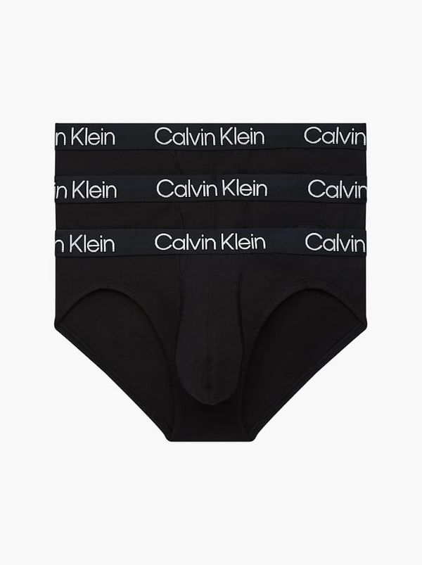 Calvin Klein 3PACK men's briefs Calvin Klein black